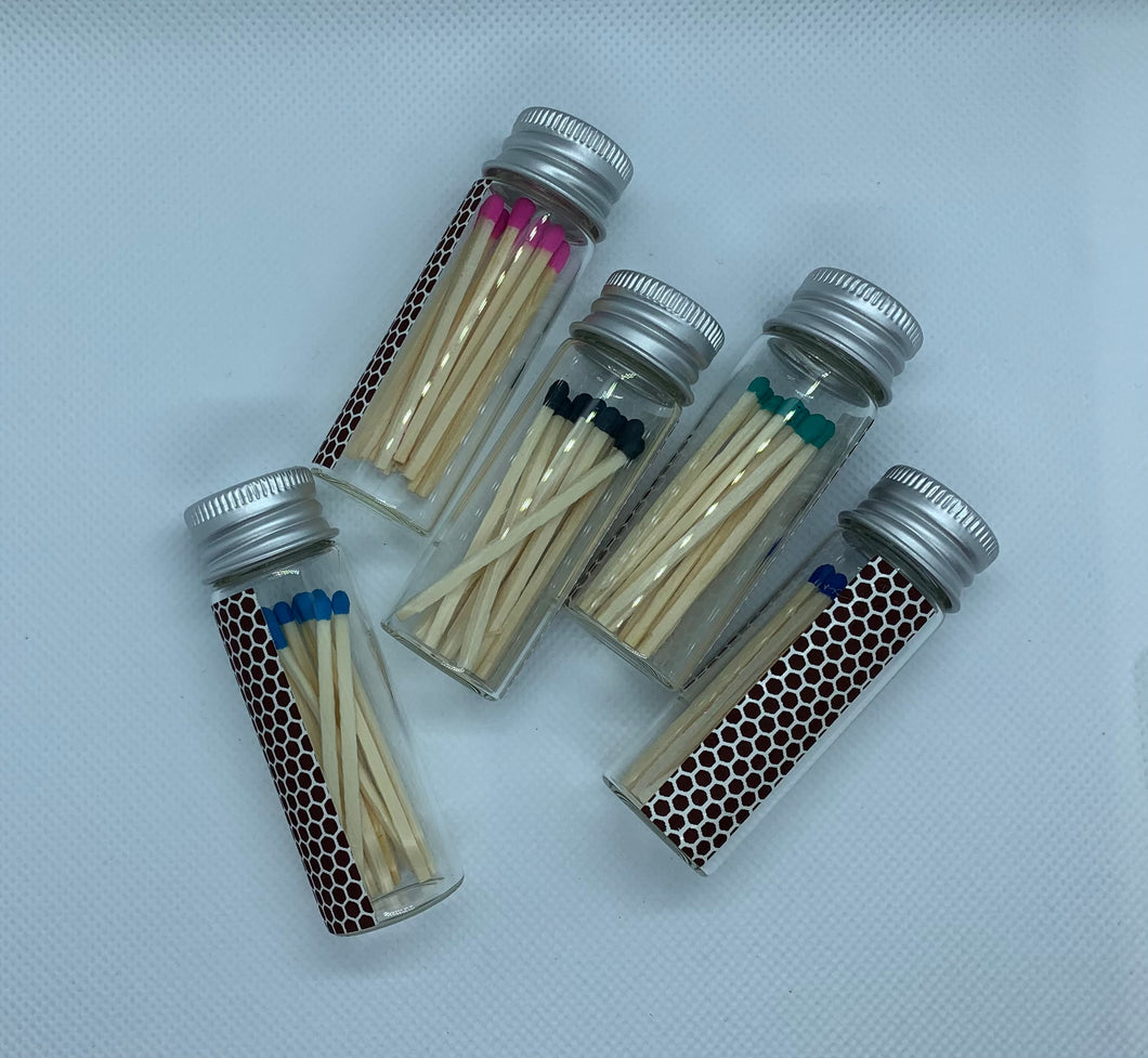 FREE Color-tip Matchsticks in Mini Bottle with purchase of Candles (You will receive Mini Bottle with Color-tip matchsticks with EACH candle you purchase. Add quantity of mini bottles to your cart, based on quantity of candles you are purchasing)